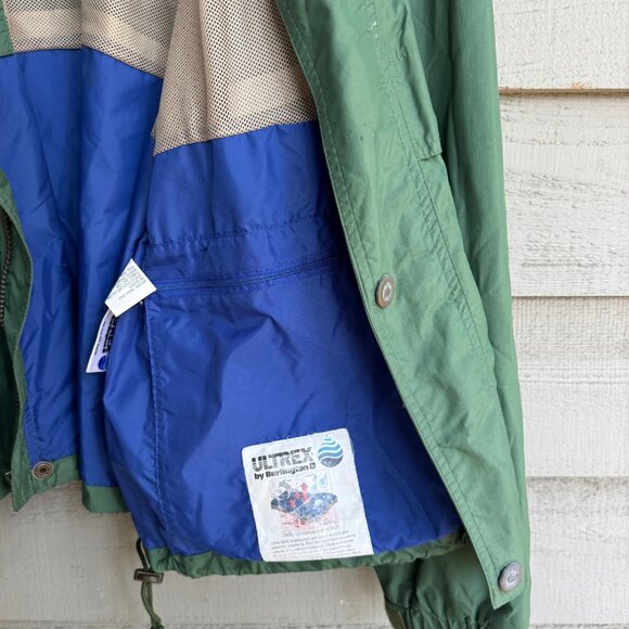 Vintage Woolrich Ultrex Green Nylon Windbreaker Jacket – Men’s XL - Picture 7 of 12